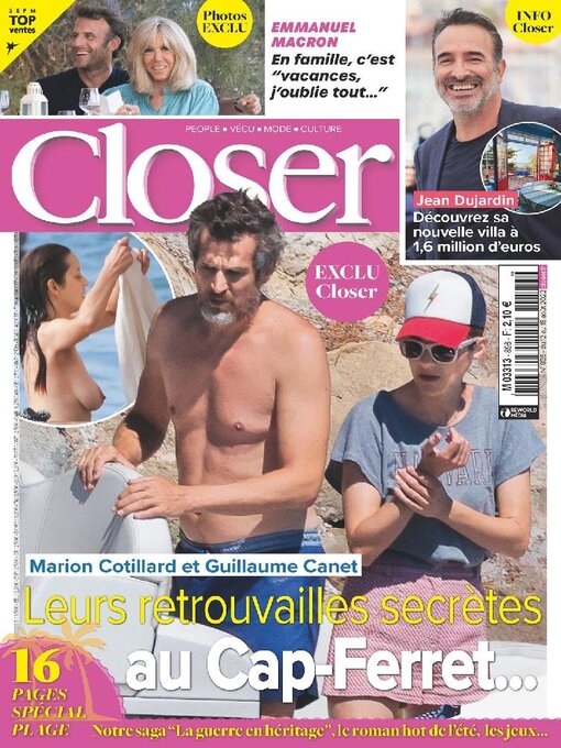 Title details for Closer France by Reworld Media Magazines - Available